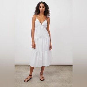 Rails AVRIL DRESS BRIGHT WHITE - M